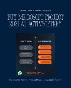Why Buy Microsoft Project 2021 Professional at ActivSoftKey 