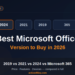 Best Microsoft Office version to buy 2026 - 2019 2021 2024 365 compared